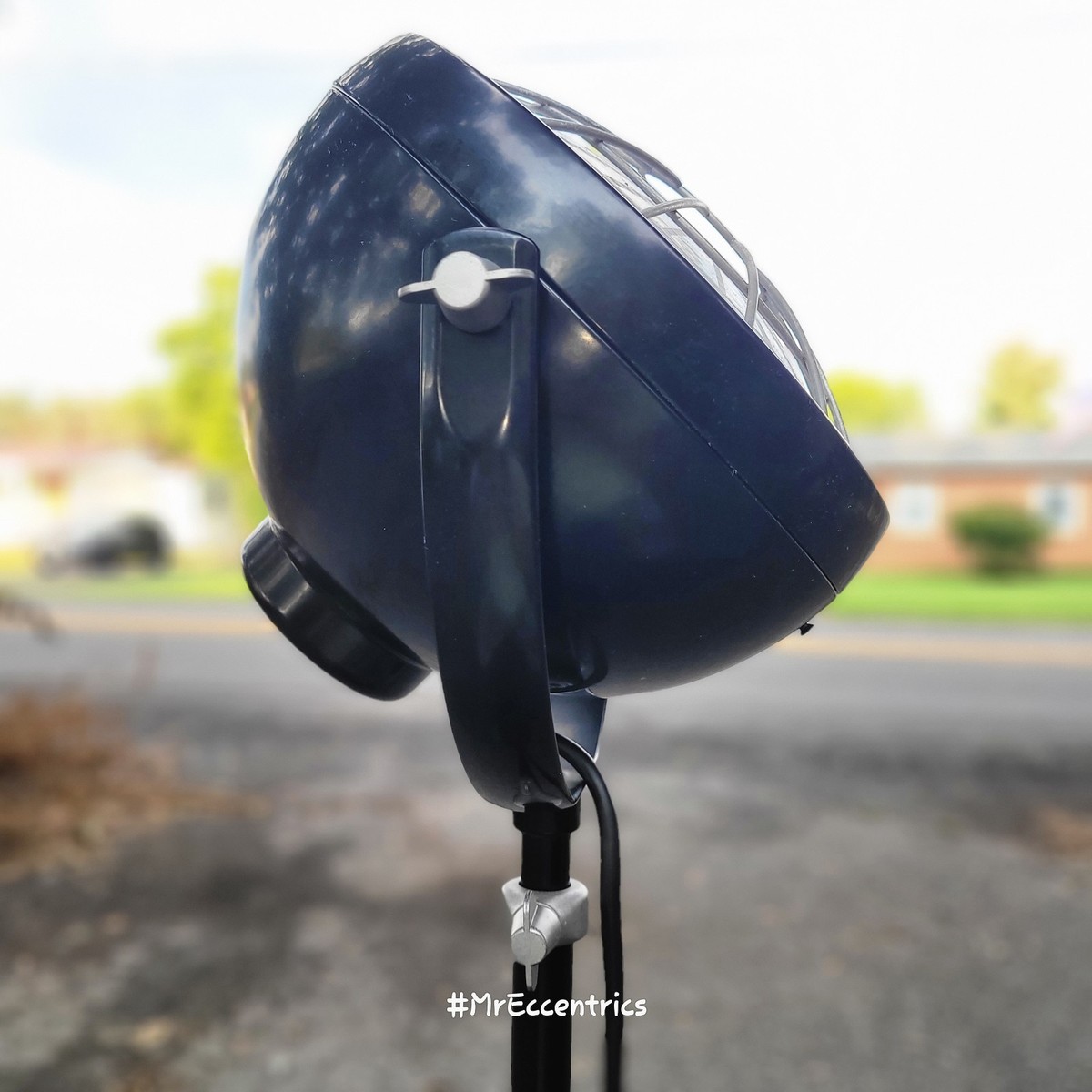 IKEA SVARTNORA Floor lamp Black Steel Spot Light adjustable height