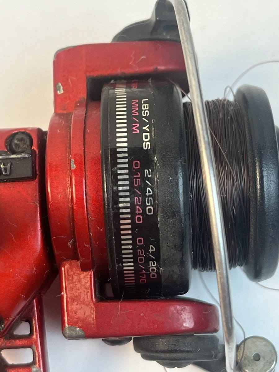 💥Abu Garcia Cardinal 552 Spincast Fishing Reel Red Smooth Spin 1