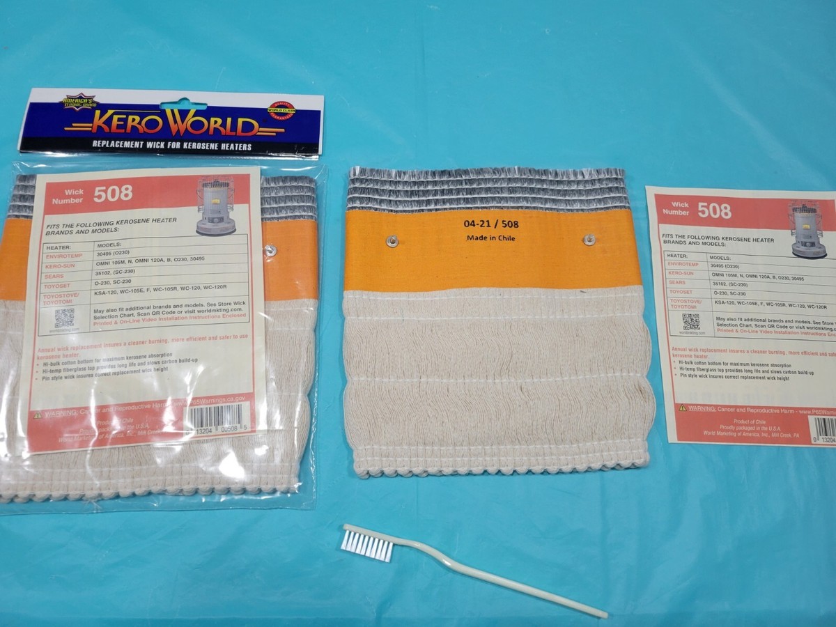 KERO-SUN/TOYOSET O-230, SC-230 KEROSENE HEATER WICK,*WICK CLEANING