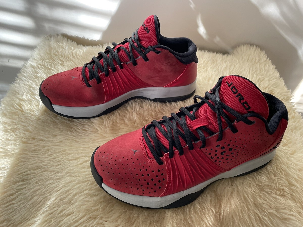 Men's Nike Air Jordan 5 AM Sz 12 Gym Red Black Wolf-Grey White