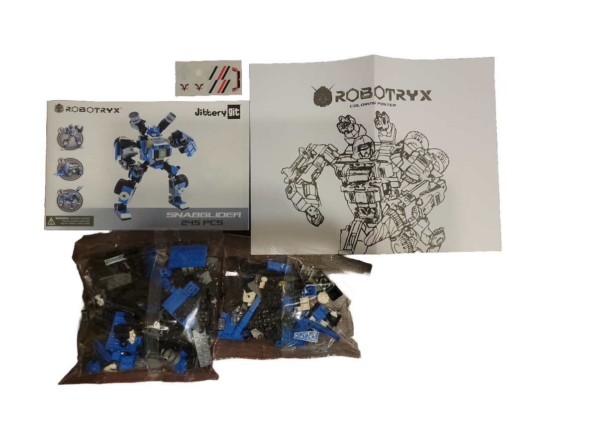 Robotryx Snabglider 3 in 1 Block Set 246 pcs Ages 7+ JitteryGit