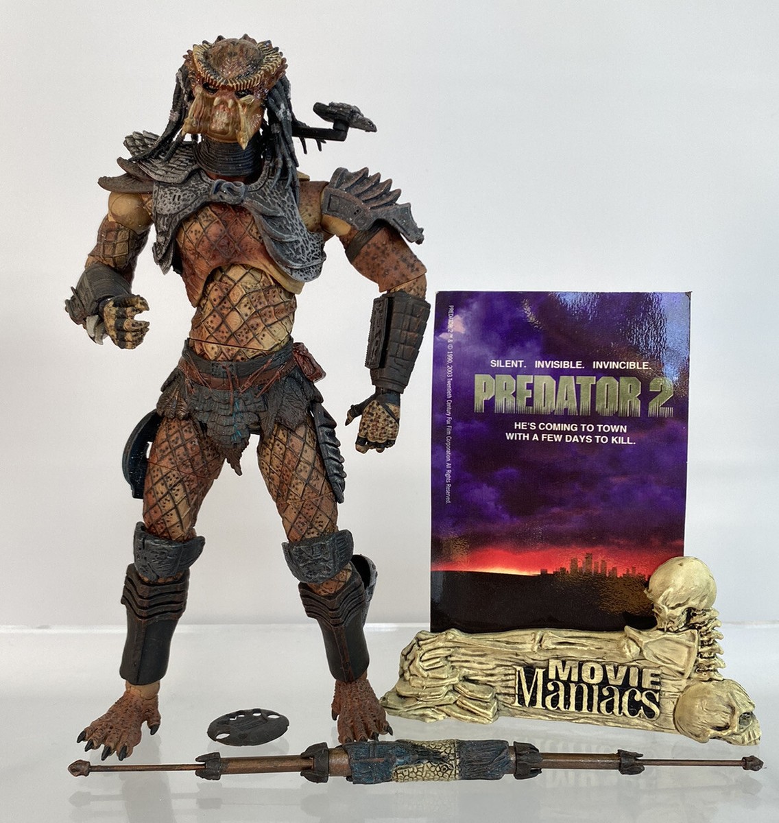 McFarlane Movie Maniacs 6 Predator 2 City Hunter Deluxe 7” Figure