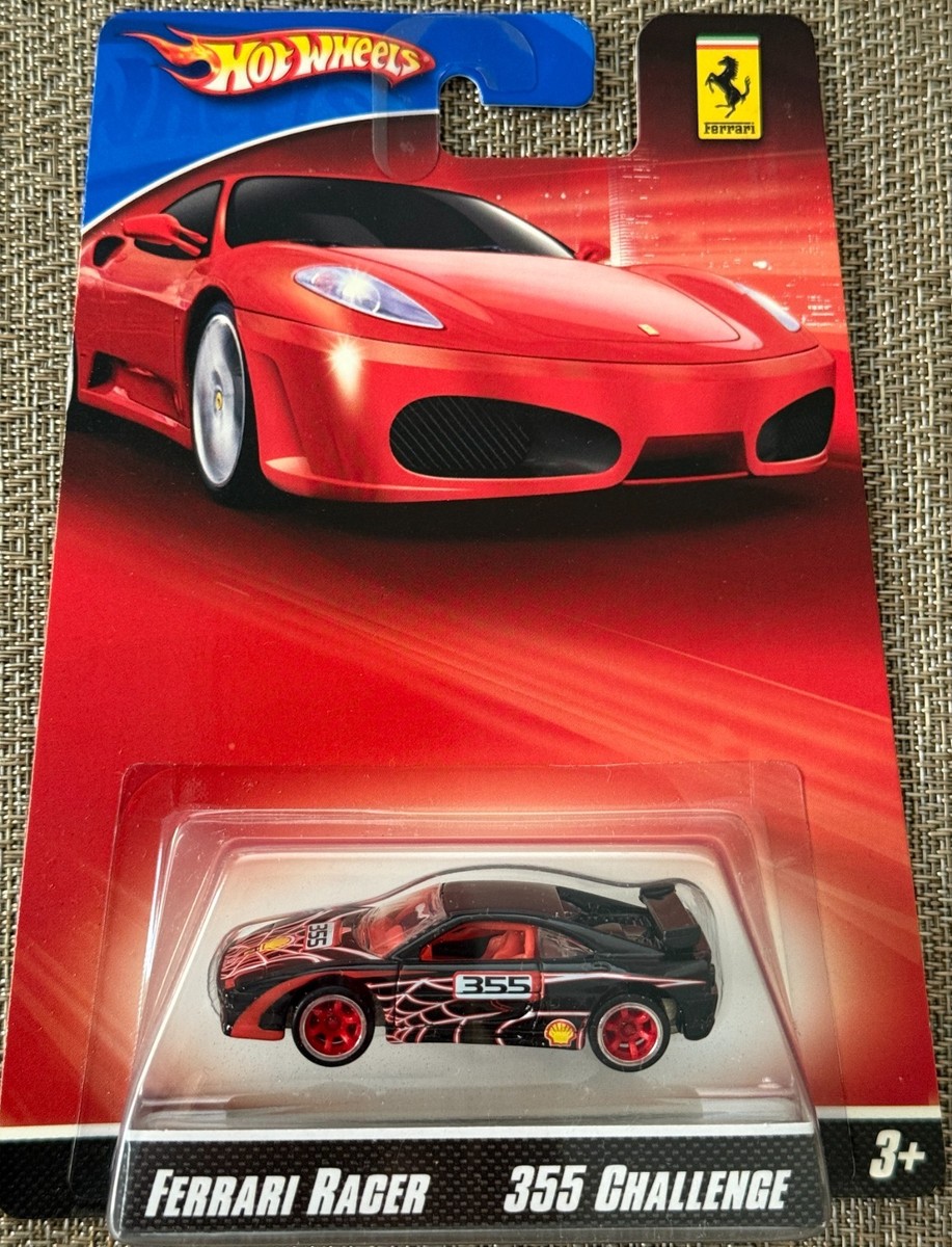 2007 Hot Wheels Ferrari Racer # 7 , Ferrari 355 Challenge , RARE