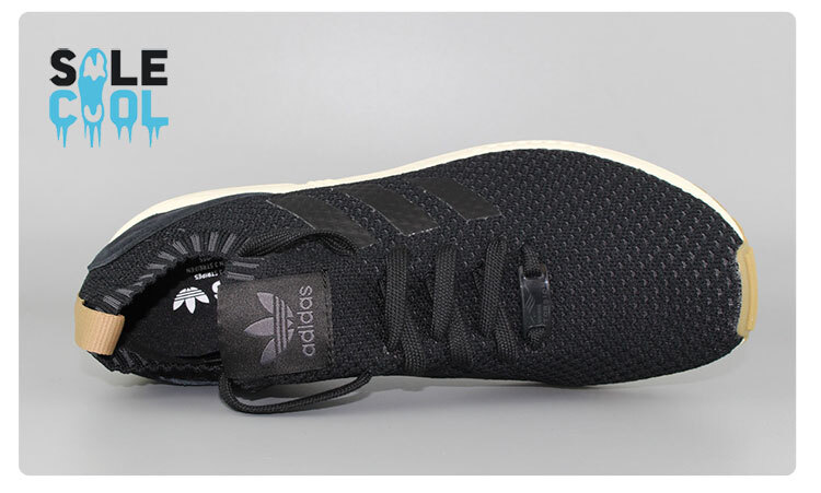 Adidas Originals ZX Flux PK Black Gum Mens Primeknit Running