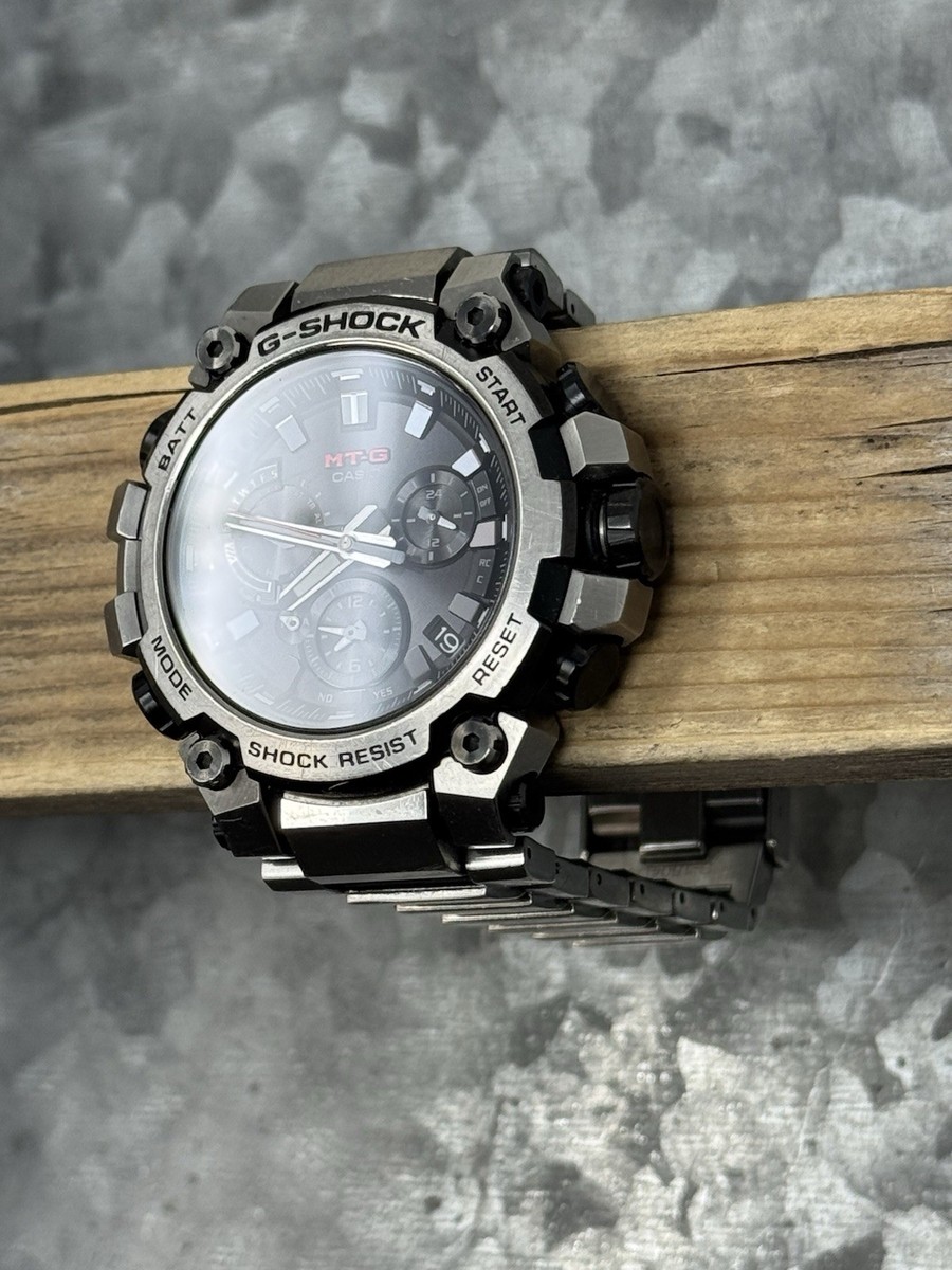 CASIO G-SHOCK MTG-B3000D 1AJF Radio Solar Black Dial Watch Working