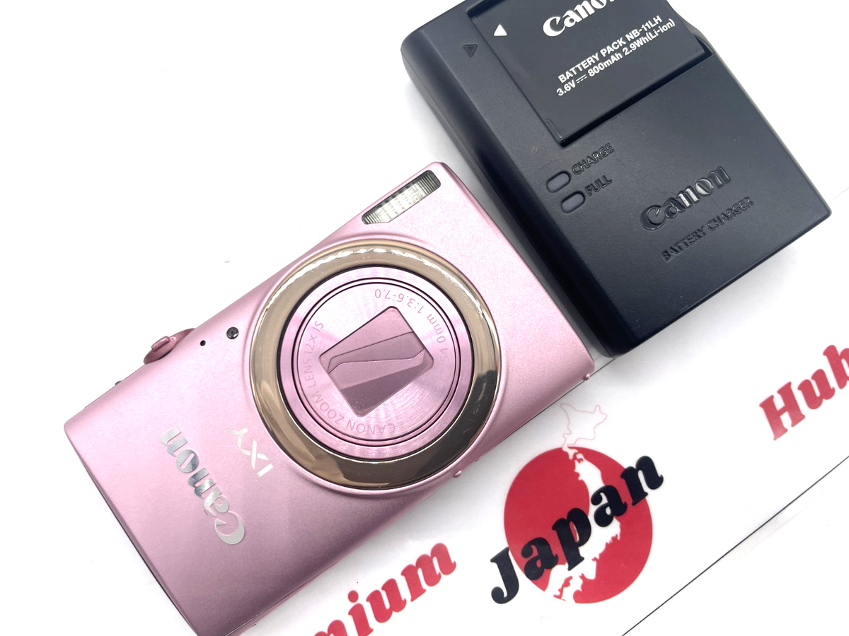 Canon IXY 630 Pink Digital Camera 16MP 12x Zoom w/ Battery