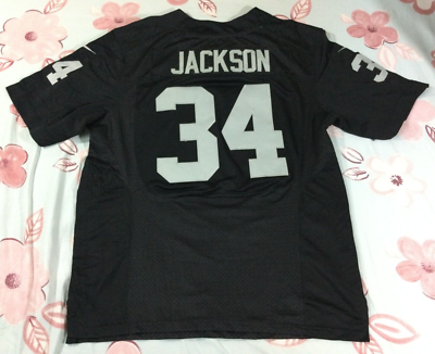 Oakland Raiders Football-NFL Bo Jackson #34 Nike Jersey Size44 | eBay