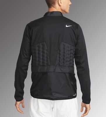 Nike Therma-Fit ADV Repel 1/2-Zip Golf Jacket DX6077-010 Black Men