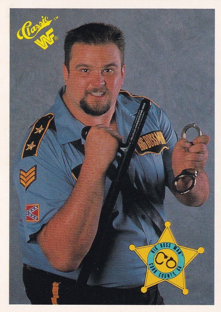 Big Boss Man 1990 WWF Classic Trading Card wrestlers WWE Wrestling