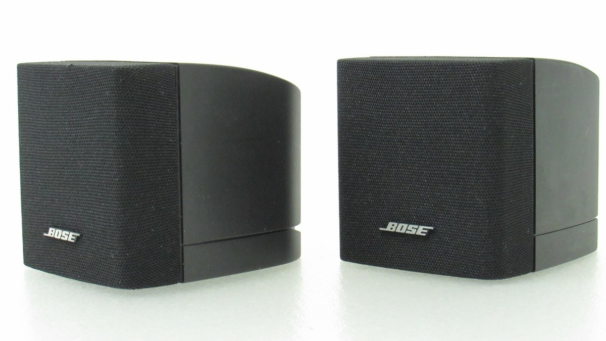 2 Bose Single Cube Speakers Acoustimass Lifestyle Satellite