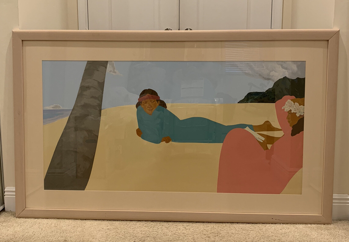 Vintage Original Pegge Hopper Hawaiian Artist Signed Serigraph