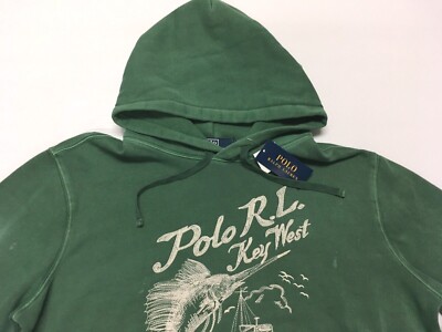 Polo Ralph Lauren VTG Key West Fishing Tuna Embroidered Fleece
