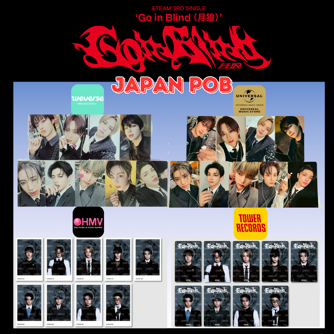 &TEAM 月狼 Go in Blind 3rd Single JAPAN POB Official photo card
