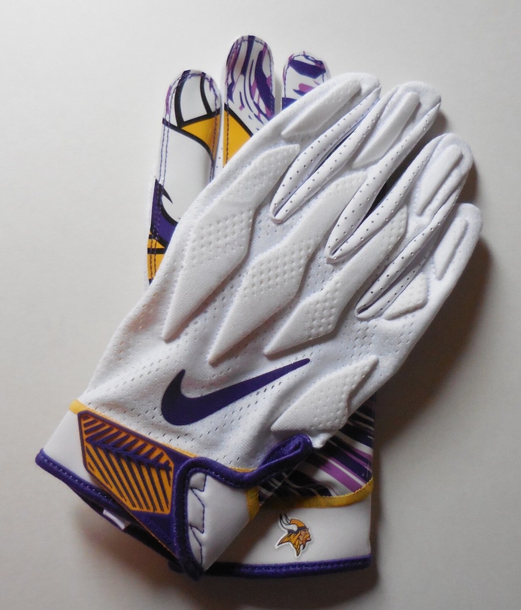 Nike NFL Superbad 4.5 American Football Gloves Minnesota Vikings