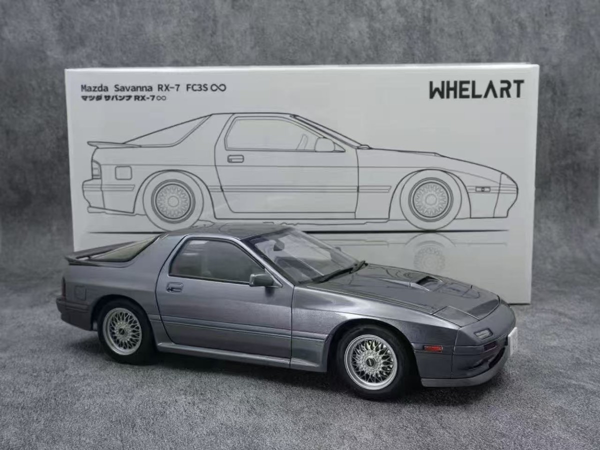 WHELART 1/18 Mazda RX7 FC3S Unlimited Edition Alloy Simulation Car