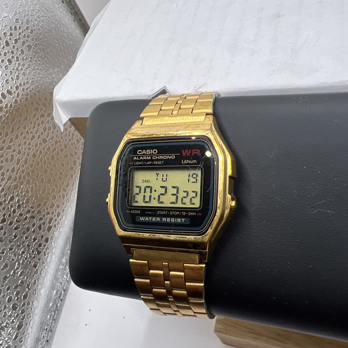 Casio Vintage Style Gold Watch Model A159WGE Module 593 | eBay