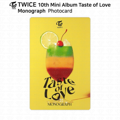 TWICE Taste Of Love Monograph Official Photocard KPOP K-POP | eBay