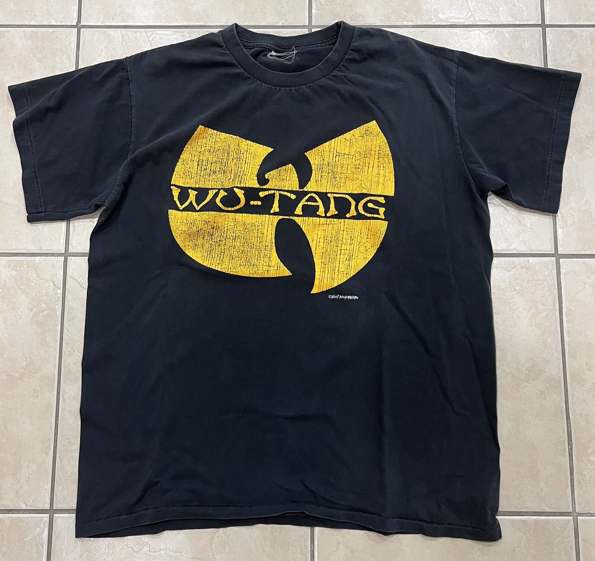 Vintage Wu-Tang Clan Shirt Hip Hop Sz L Pyramid Single Stitch