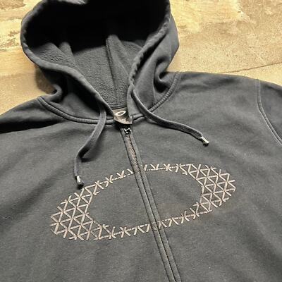 Y2k 2000s oakley software zip up hoodie | eBay