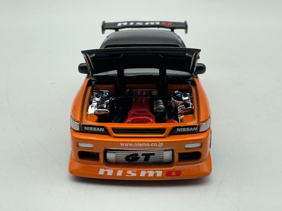 Muscle Machines Import Tuner Nissan S13 Silvia, Orange & Black, 1