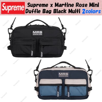 Supreme x Martine Rose Mini Duffle Bag Black Multi 2colors New | eBay