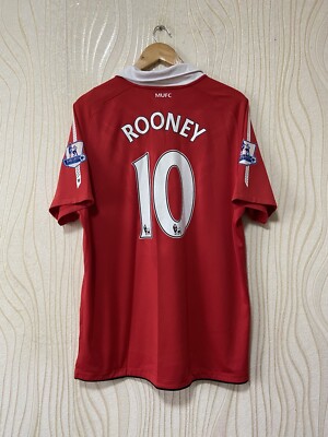 MANCHESTER UNITED 2010 2011 HOME SHIRT JERSEY NIKE 382469-623 #10