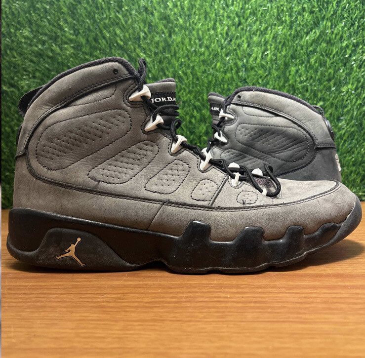 Nike Air Jordan 9 IX Retro Anthracite Black Size 9.5 Sneakers