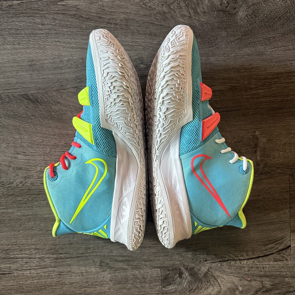 Nike Kyrie 7 ID Mens Basketball Shoes Blue Multicolor DA7567-991