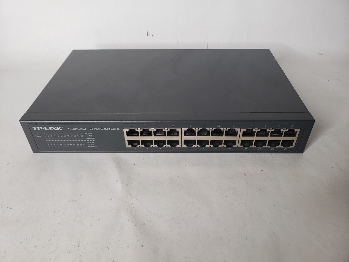 TP-LINK Technologies (TL-SG1024D) 24-Ports Rack-mountable Ethernet