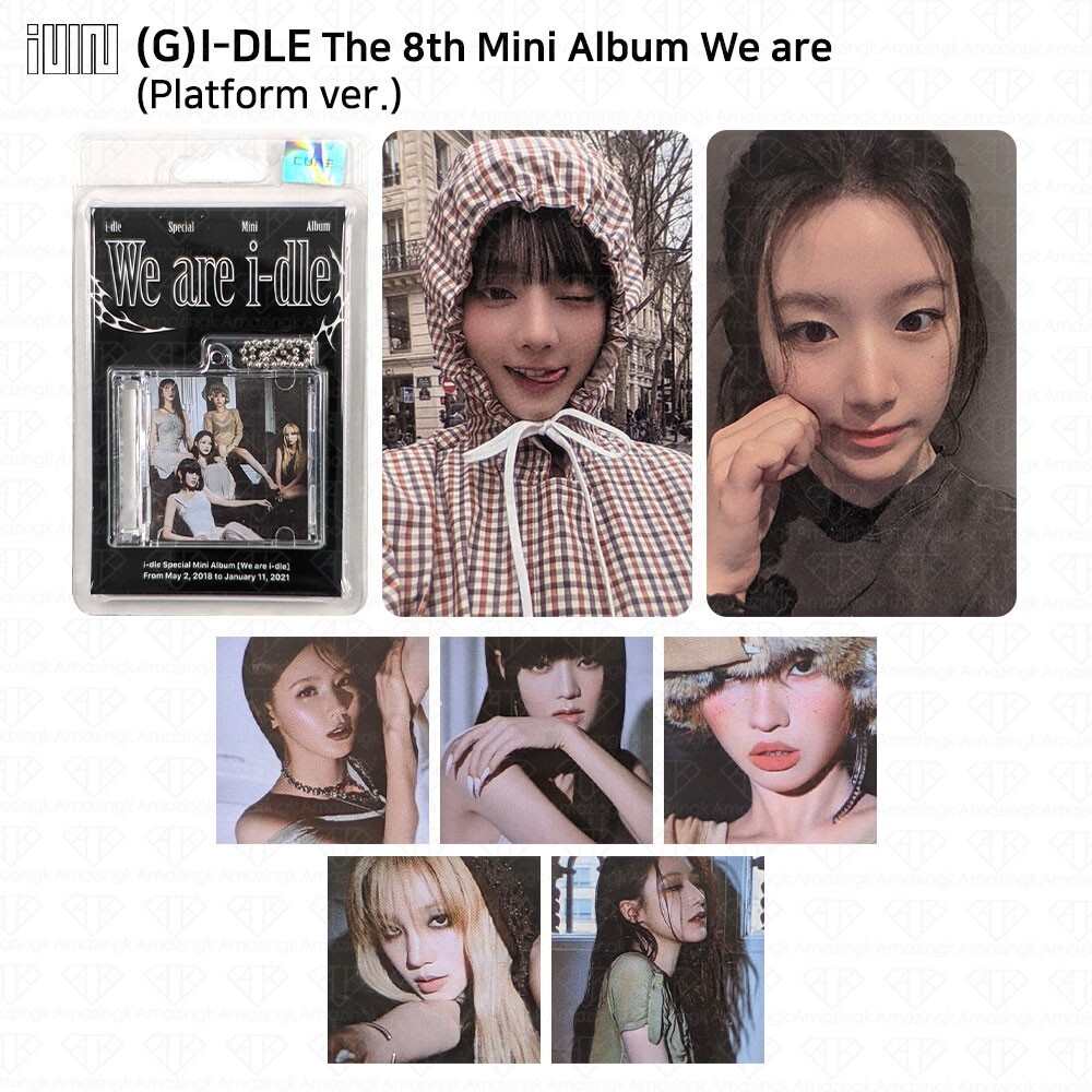 G)I-DLE IDLE I-DLE The 8th Mini Album We are Platform ver