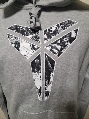 Nike Kobe Bryant Men's Hoodie 2/8/24 Statue Hoodie Grey Sz (XL