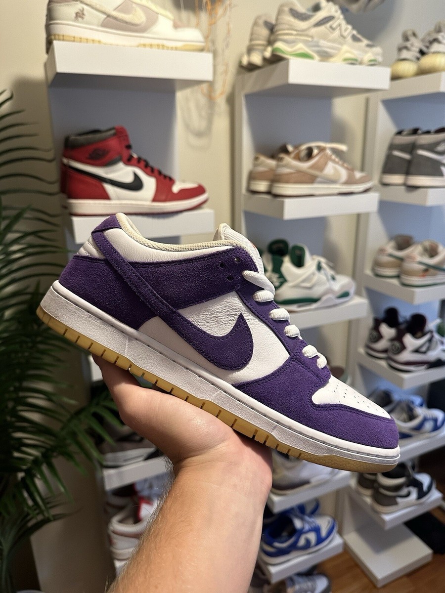 Nike Dunk SB Low ISO Court Purple Suede DV5464 500 Men's Size 12