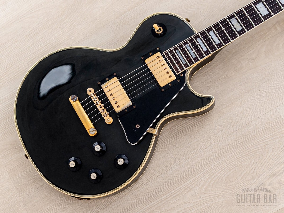 1985 Greco EGC68-500 Custom Black Beauty Vintage Guitar w/ Case