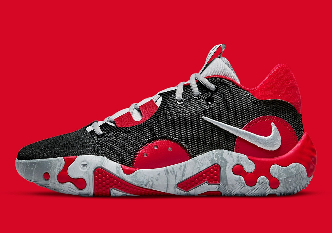 Nike PG6 BRED PG 6 Black Grey University Red DC1974-003 Men 12