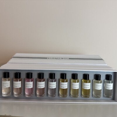 DIOR La Collection Privée EDP Discovery Set 10x .25oz/7.5ml Splash