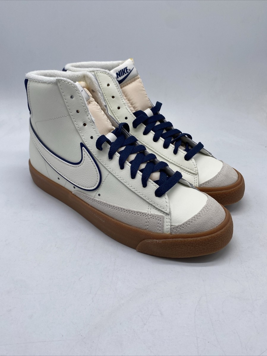 Nike Blazer Mid '77 Premium Sail Midnight Navy Gum DQ7672-100 Men