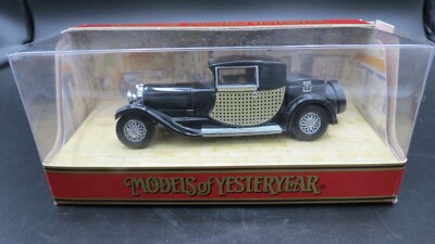 Matchbox Models of Yesteryear 1928 Bugatti T44 Black YY024 A/D NIB