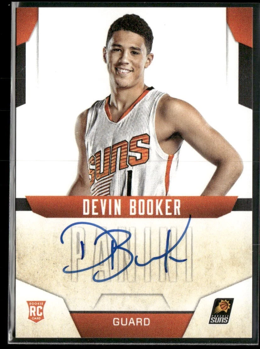 Devin Booker Basketball Original Autographed Sports Trading Cards