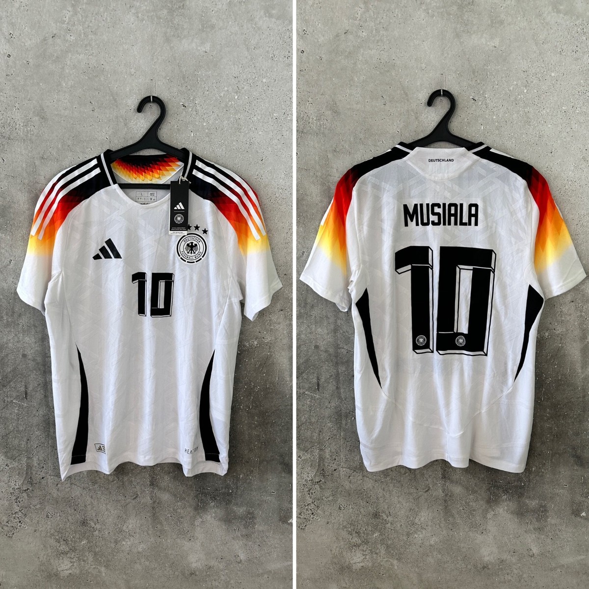 GERMANY 2024 2025 HOME AUTHENTIC FOOTBALL SHIRT #10 MUSIALA ADIDAS