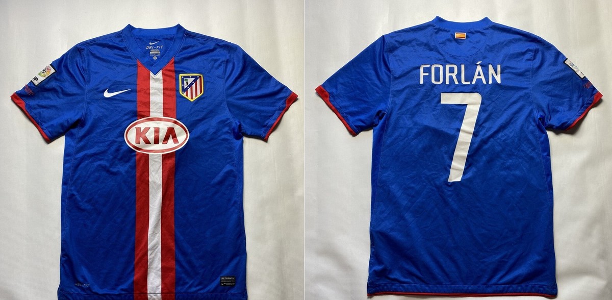 Diego Forlan ATLETICO MADRID home shirt jersey NIKE 2010-2011