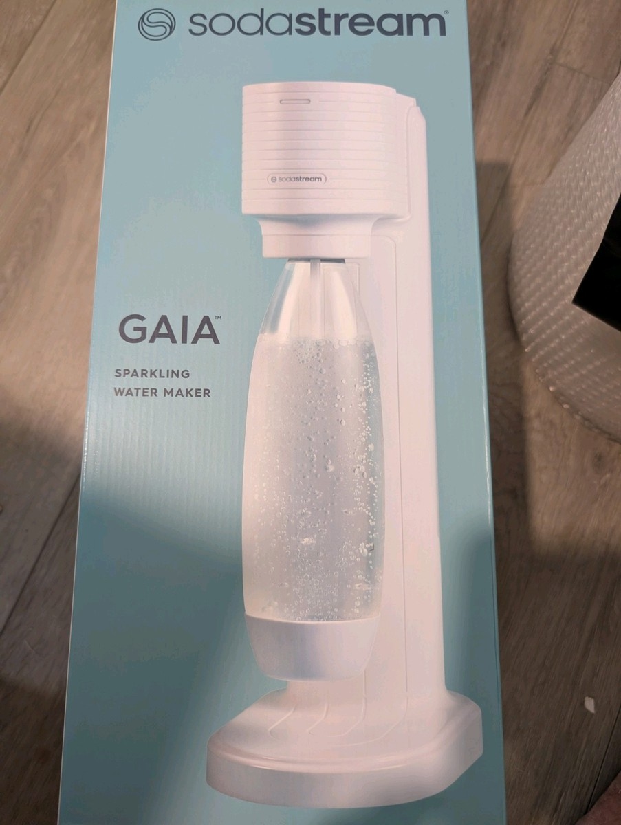 Sodastream Gaia (White) Sparkling Water Maker with CO2 and