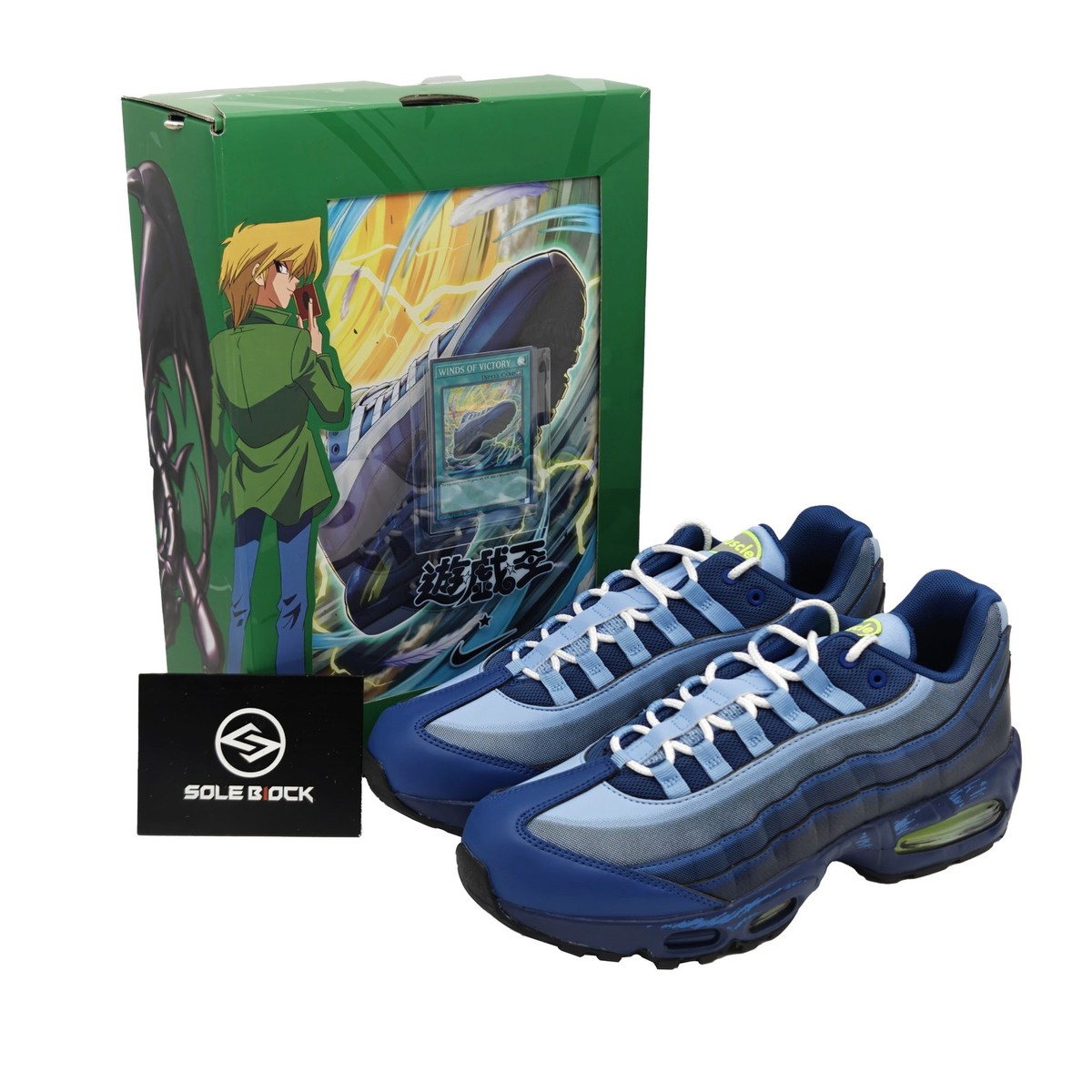 Yu-Gi-Oh x Nike Air Max 95 Air Muscle Joey blue II7404-400 （With
