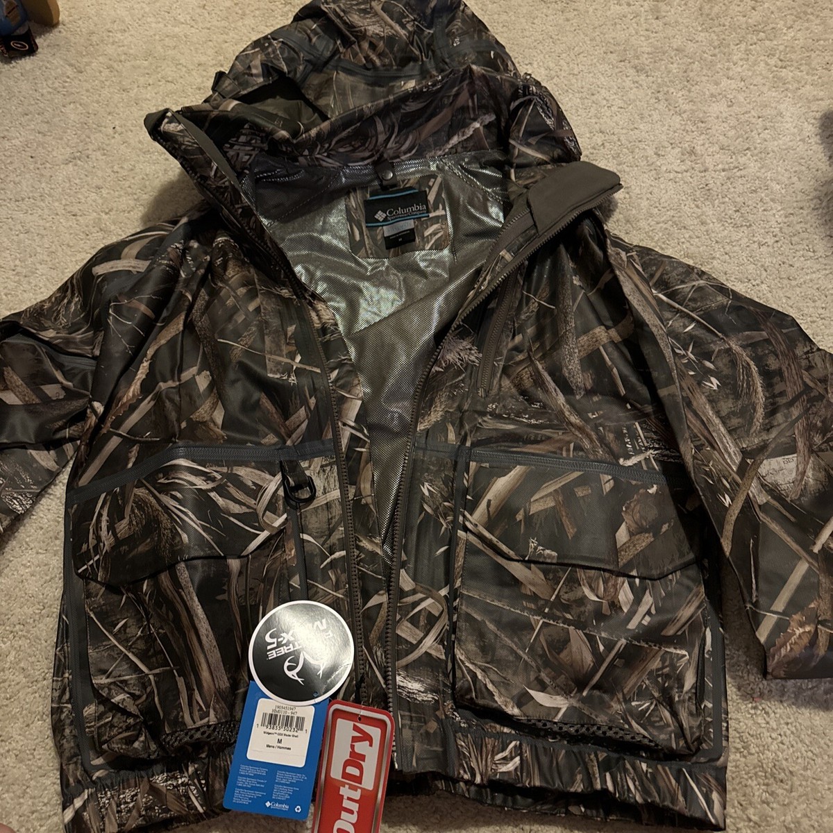 Columbia PHG Widgeon ODX Wader Shell Jacket - Realtree Max-5 Camo