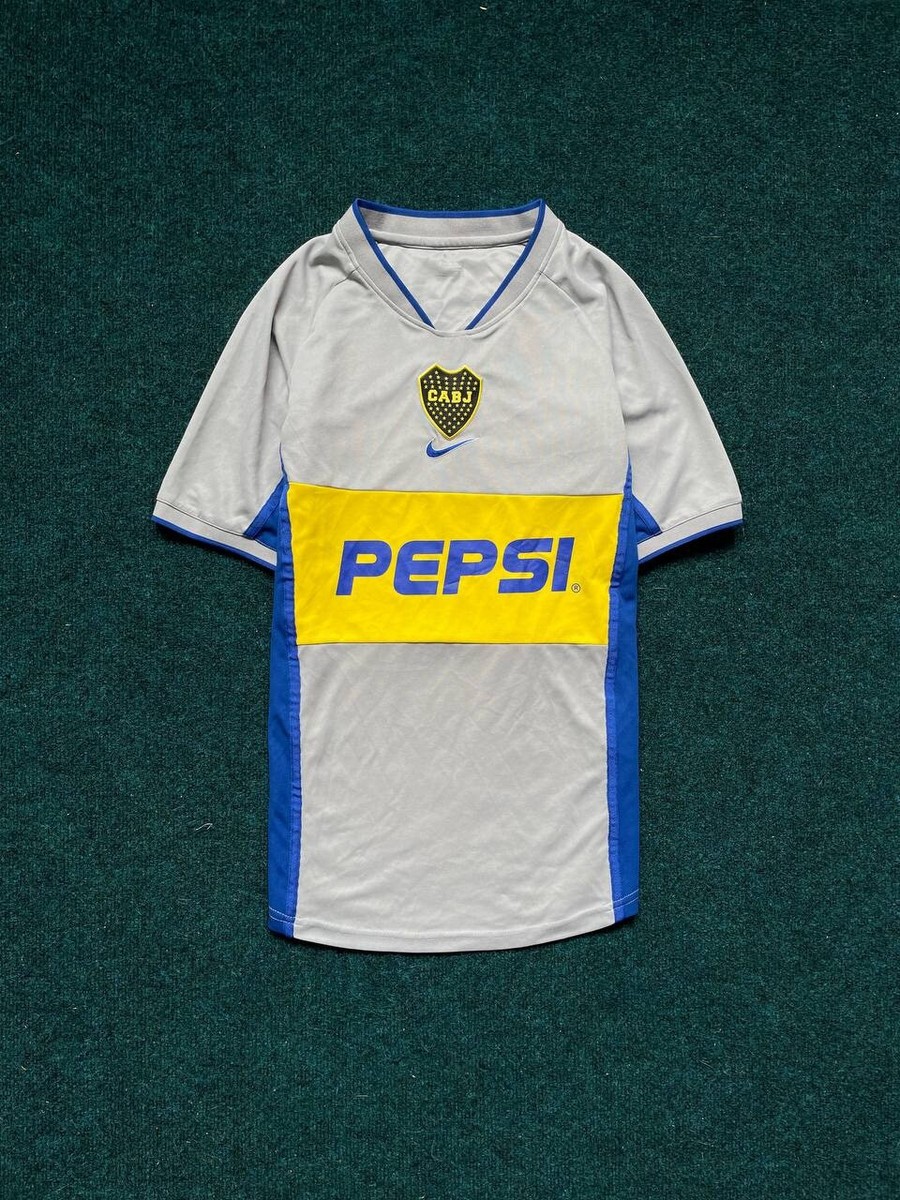 Nike Boca Juniors Boquita CABJ Jersey Camiseta Home Pepsi 20022003
