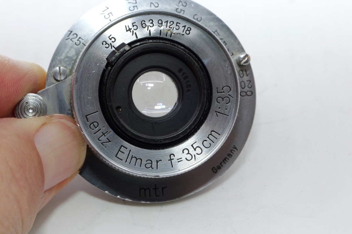 Leica Elmar 3.5cm f3.5 COATED Compact Wide-Angle Lens. LTM . Caps