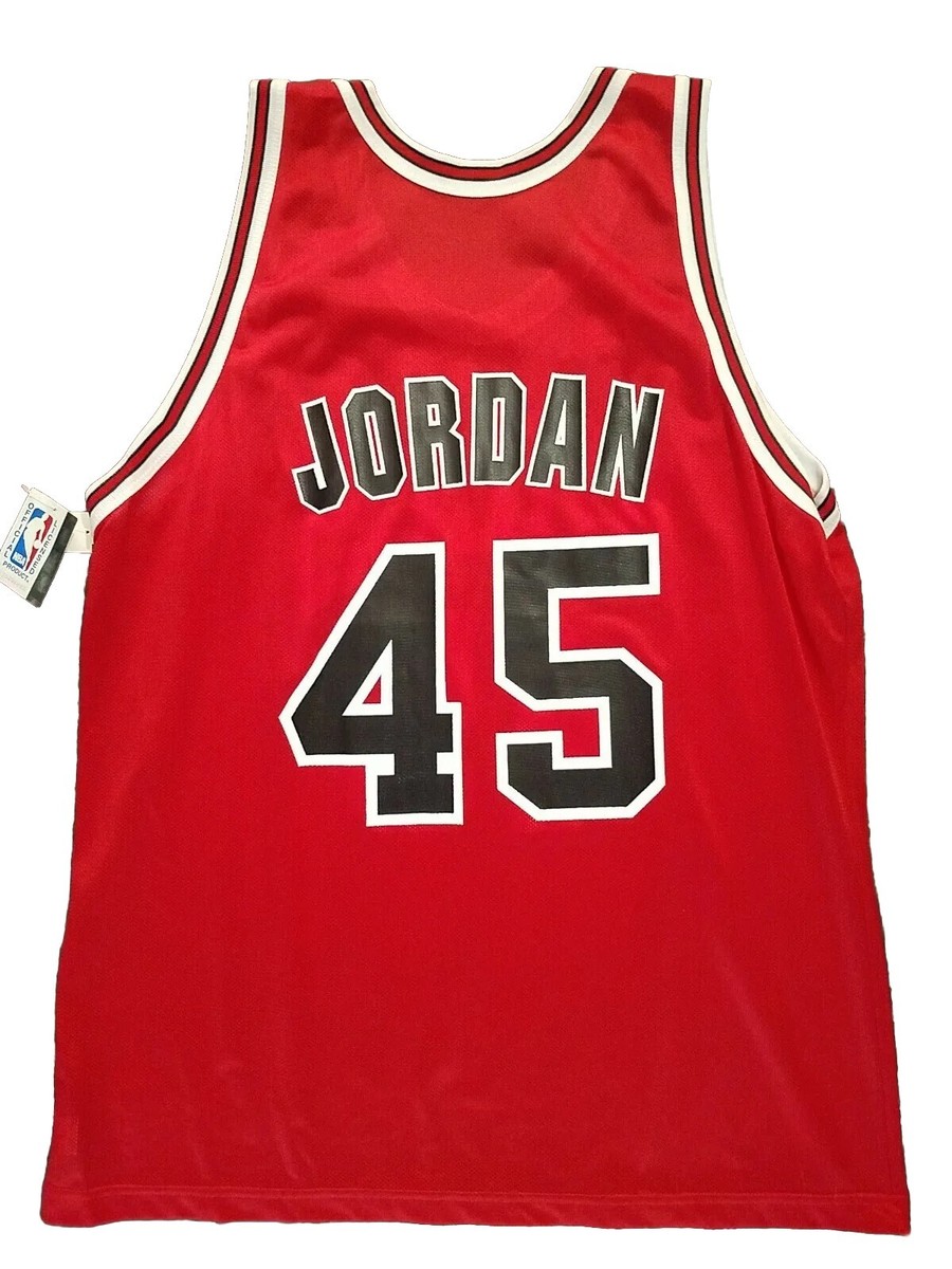 RARE!! Michael Jordan #45 Chicago Bulls NBA Basketball Champion