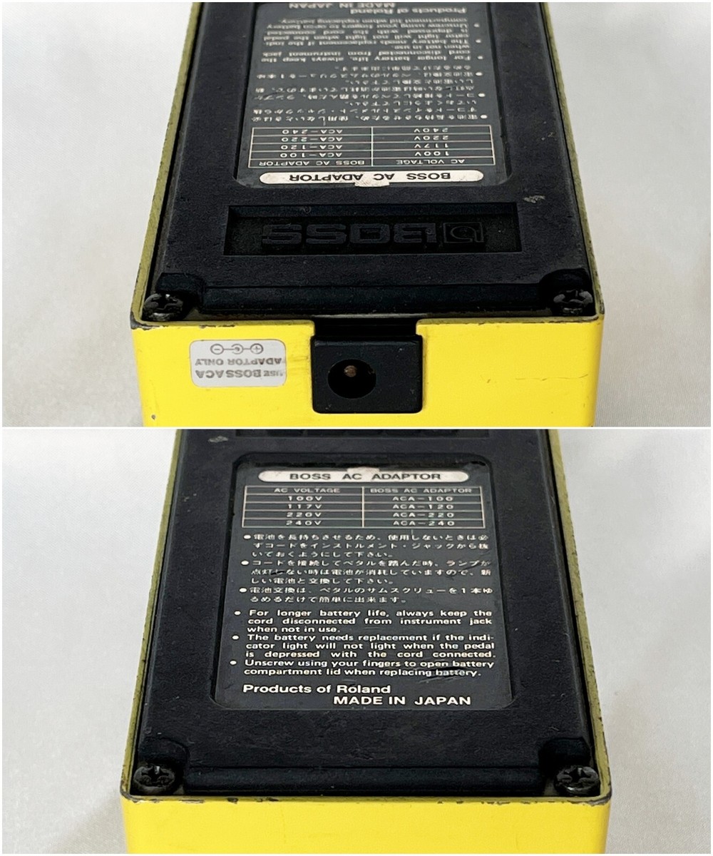 BOSS Turbo Overdrive OD-2 1987 Made in Japan Vintage Pedal Black