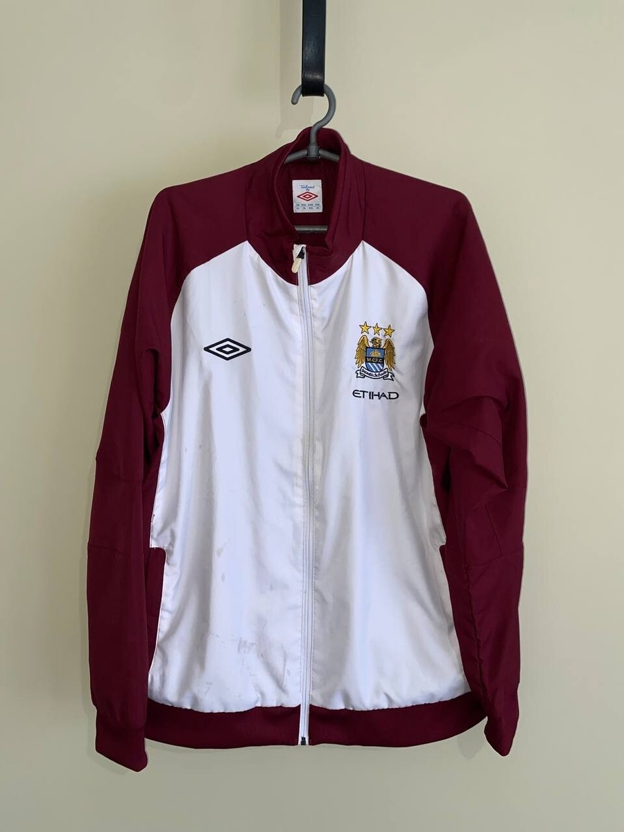 Manchester City Football sport mens rare jacket training umbro XL
