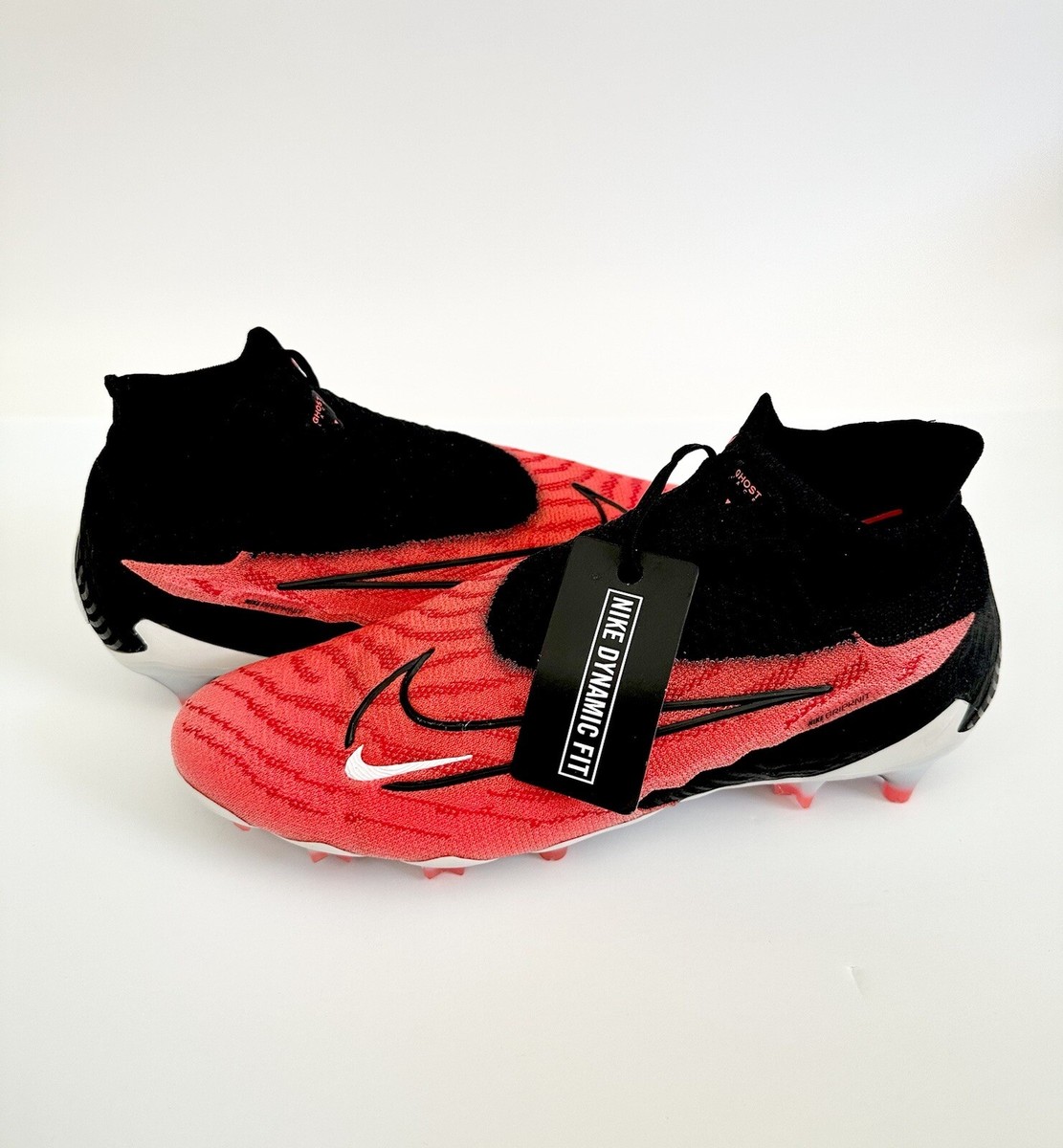 Nike Phantom GX Elite DF FG Ghost Laces Crimson NEW Men's size 9.5