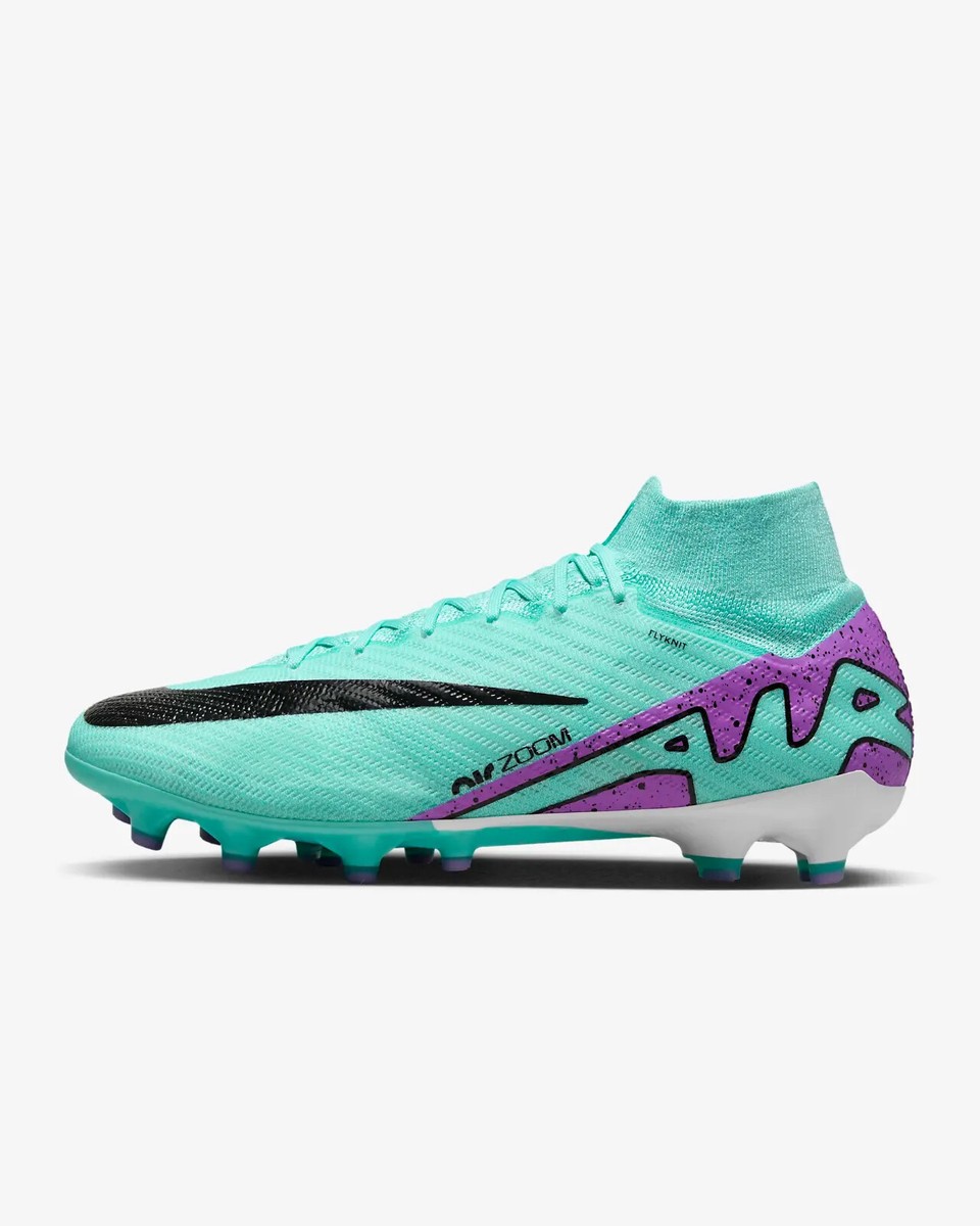 New Nike Mercurial Superfly 9 Elite AG Shoes - Hyper Turquoise